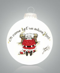 Santa Kneeling