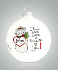 Mom Snow Man