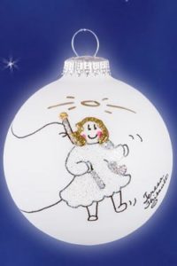 Angel Holding Flag