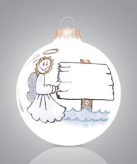 Angel with Sign